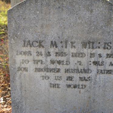 WILLIS Jack Mark 1955-1990