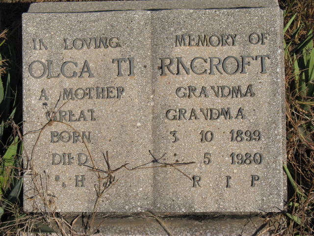 THORNCROFT Olga 1899-1980