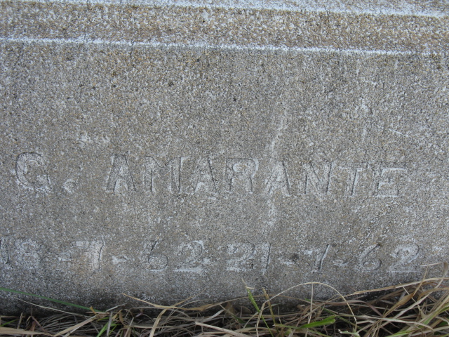 AMARANTE G. 1962-1962