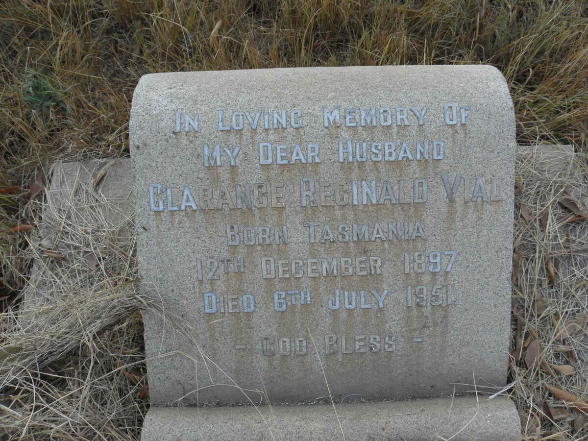 VIAL Clarance Reginald 1897-1951