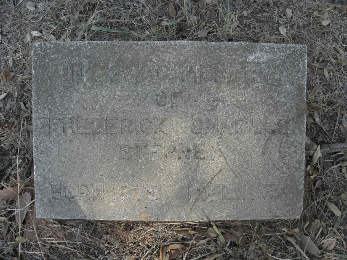 STEPNEY Frederick Charles 1875-1952