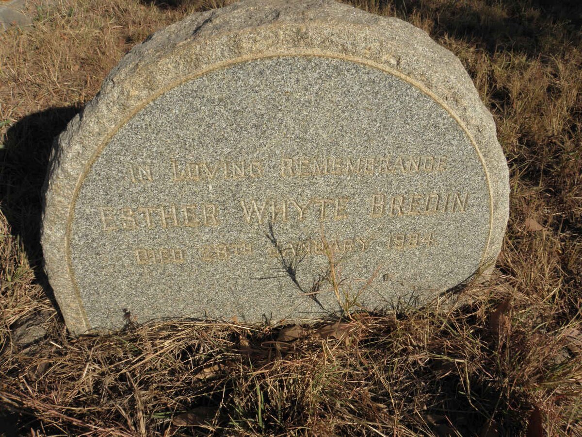 BREDIN Esther Whyte -1984