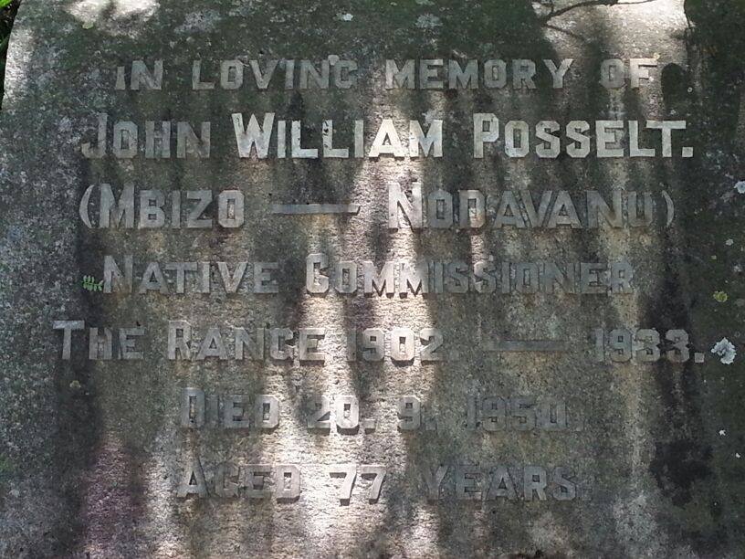 POSSELT John William -1950