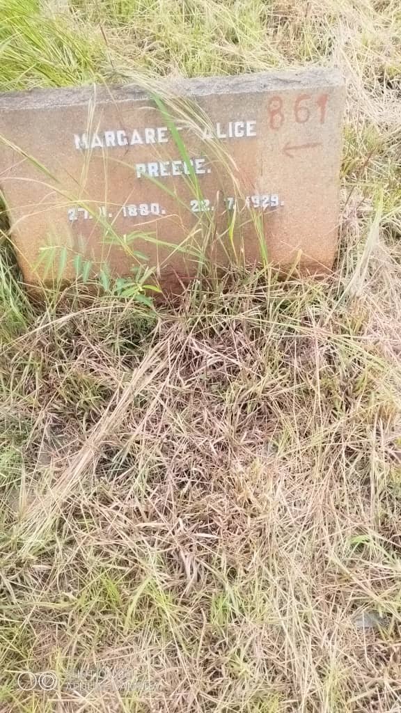 PREECE Margaret Alice 1880-1929