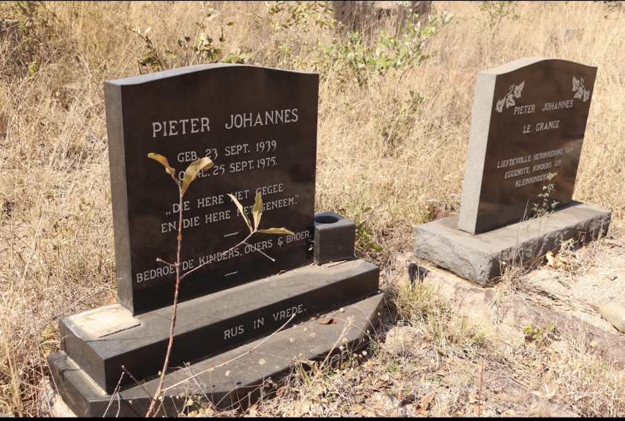 GRANGE Pieter Johannes, le 1939-1975 :: GRANGE Pieter Johannes, le ?-?