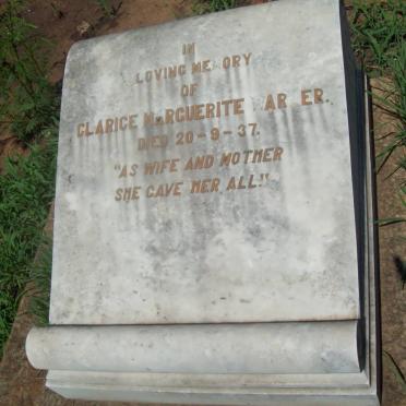 WARNER Clarice Marguerite -1937