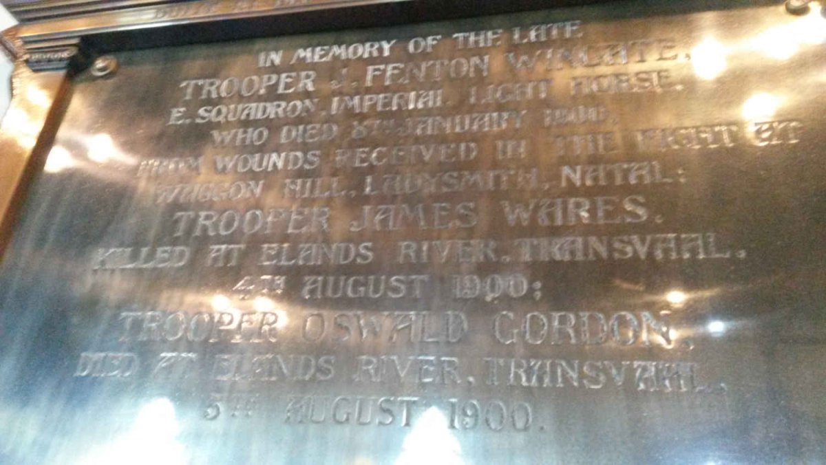 WINGATE J. Fenton -190? :: WARES James -1900 :: GORDON Oswald -1900