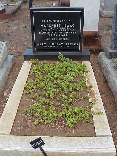 TAYLOR Mary Findlay 1889-1973 :: ISAAC Margaret 1920-199?