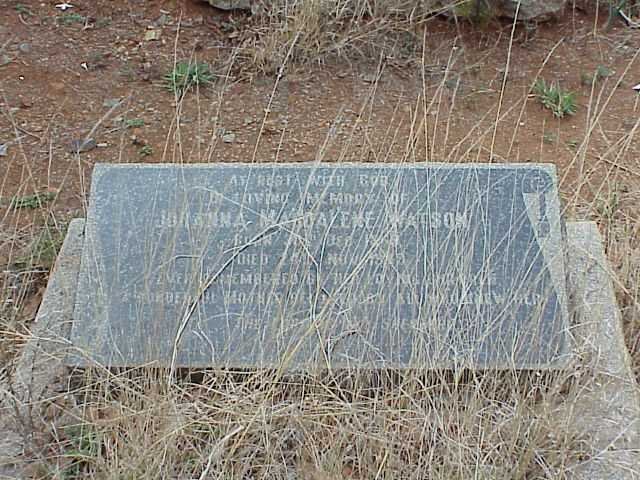 WATSON Johanna Magdalene