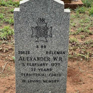 ALEXANDER W.R. -1977