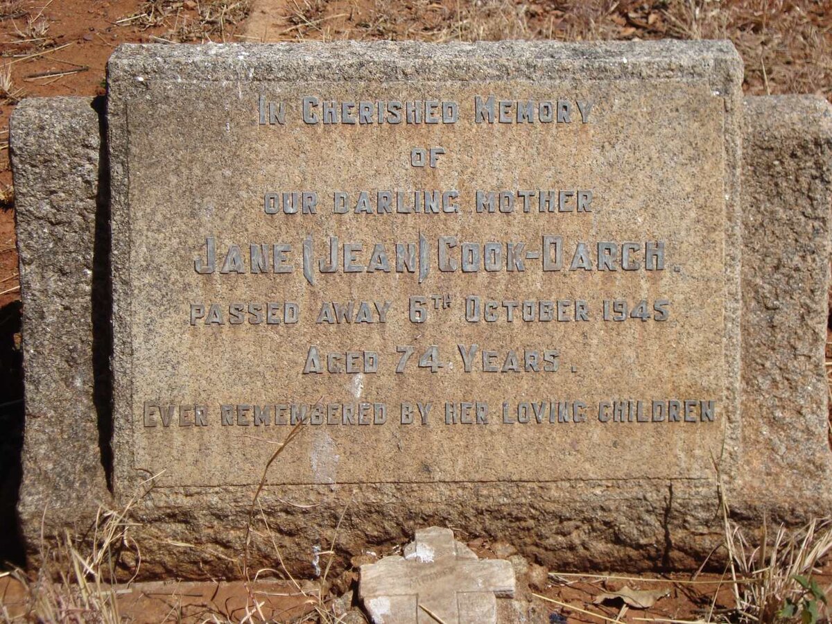 DARCH Jane, COOK nee GRINDLAY -1945