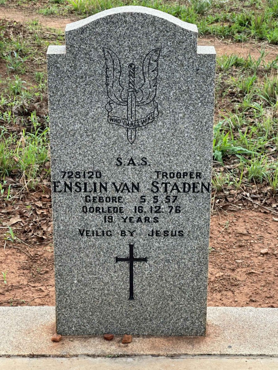 STADEN Enslin, van 1957-1976