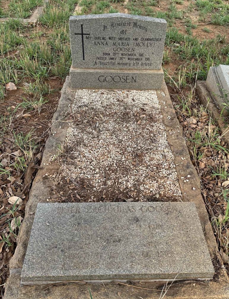 GOOSEN Anna Maria 1916-1981