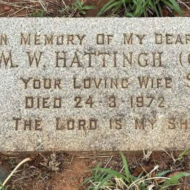 HATTINGH M.W. -1972