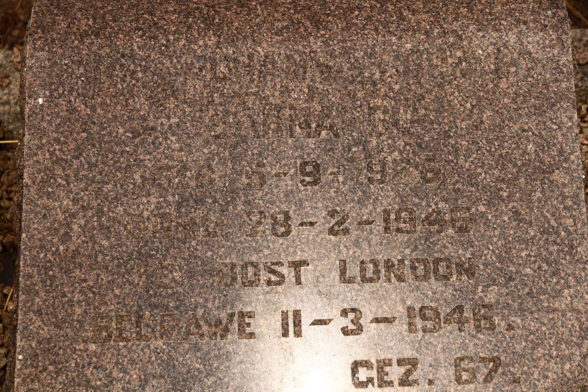 BARNARD Maria Johanna Cornelia 1926-1946