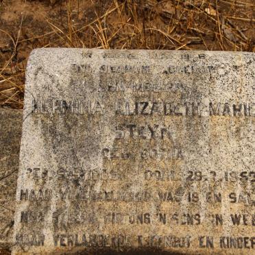 STEYN Hermina Elizabeth Marie nee BOTHA 1885-1953