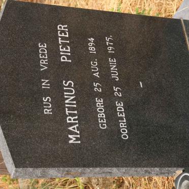 COETZEE Martinus Pieter 1894-1975