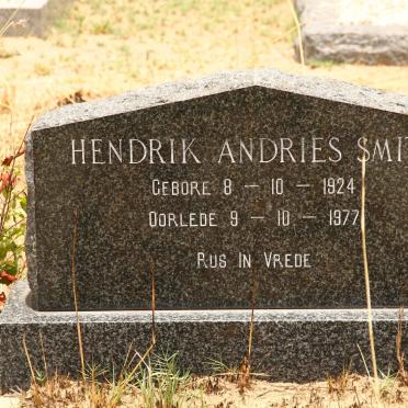 SMITH Hendrik Andries 1924-1977