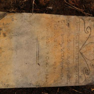 MERWE Maria Susana Magrieta Elizabeth, v.d. 1921-1922