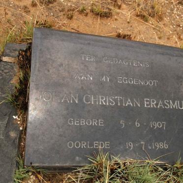 ERASMUS Johan Christian 1907-1986