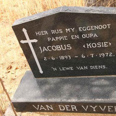 VYVER Jacob, van der 1893-1972