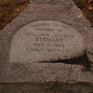 STEWART William Dykes 1897-1955