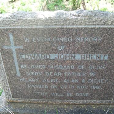 BRENT Edward John -1961