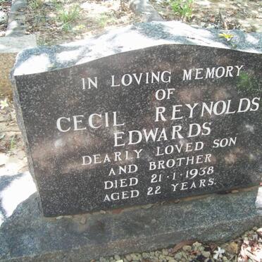 EDWARDS Cecil Reynolds -1938