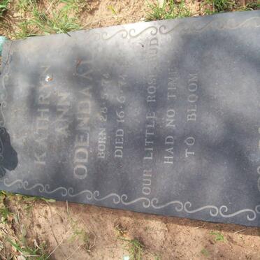 ODENDAAL Kathryn Ann 1974-1974