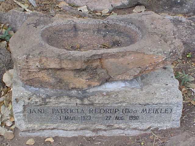 REDRUP Jane Patricia nee MEIKLE 1923-1990