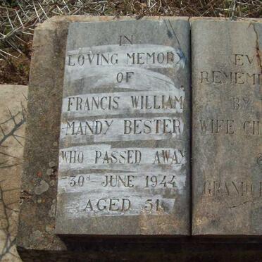 BESTER Francis William Mandy -1944