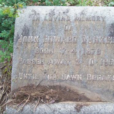 BUNKELL John Edward  1879-1952