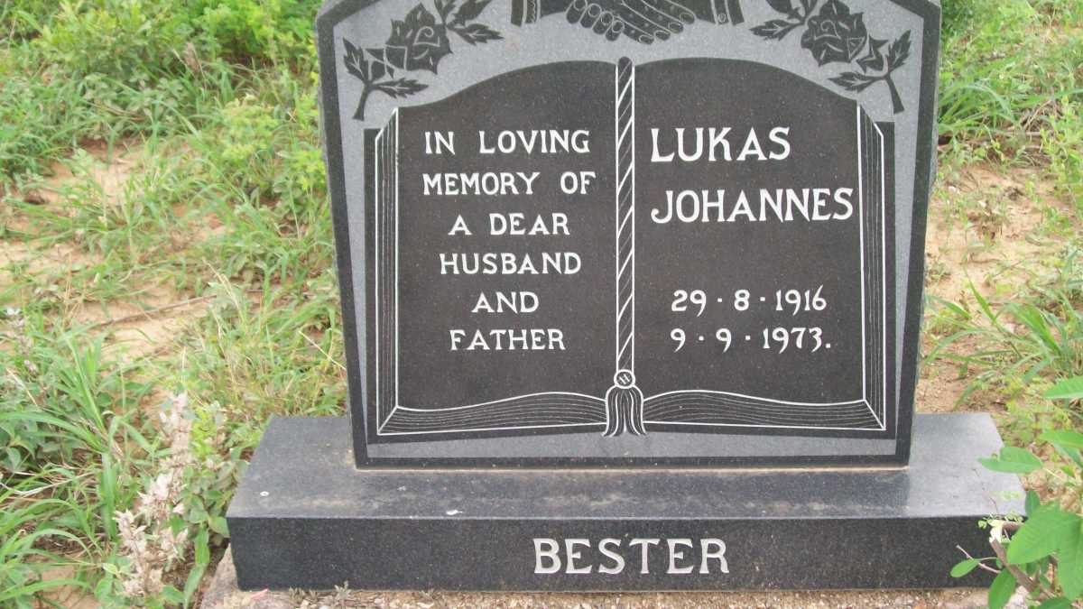 BESTER Lukas Johannes 1916-1973