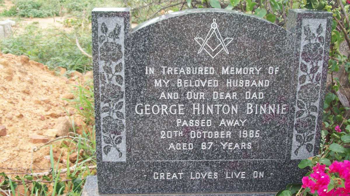 BINNIE George Hinton -1986