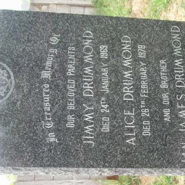 DRUMMOND Jimmy -1969 &amp; Alice -1979 :: DRUMMOND Ian James -1980