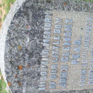 PEAD John Clement 1939-1941 :: PEAD ? 1944-1944