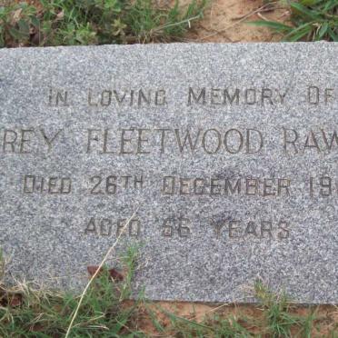 RAWSTORNE Godfrey Fleetwood -1961