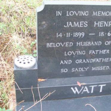 WATT James Henry 1899-1981
