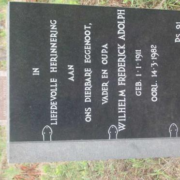 RUTHENBERG Wilhelm Frederick Adolph 1911-1982