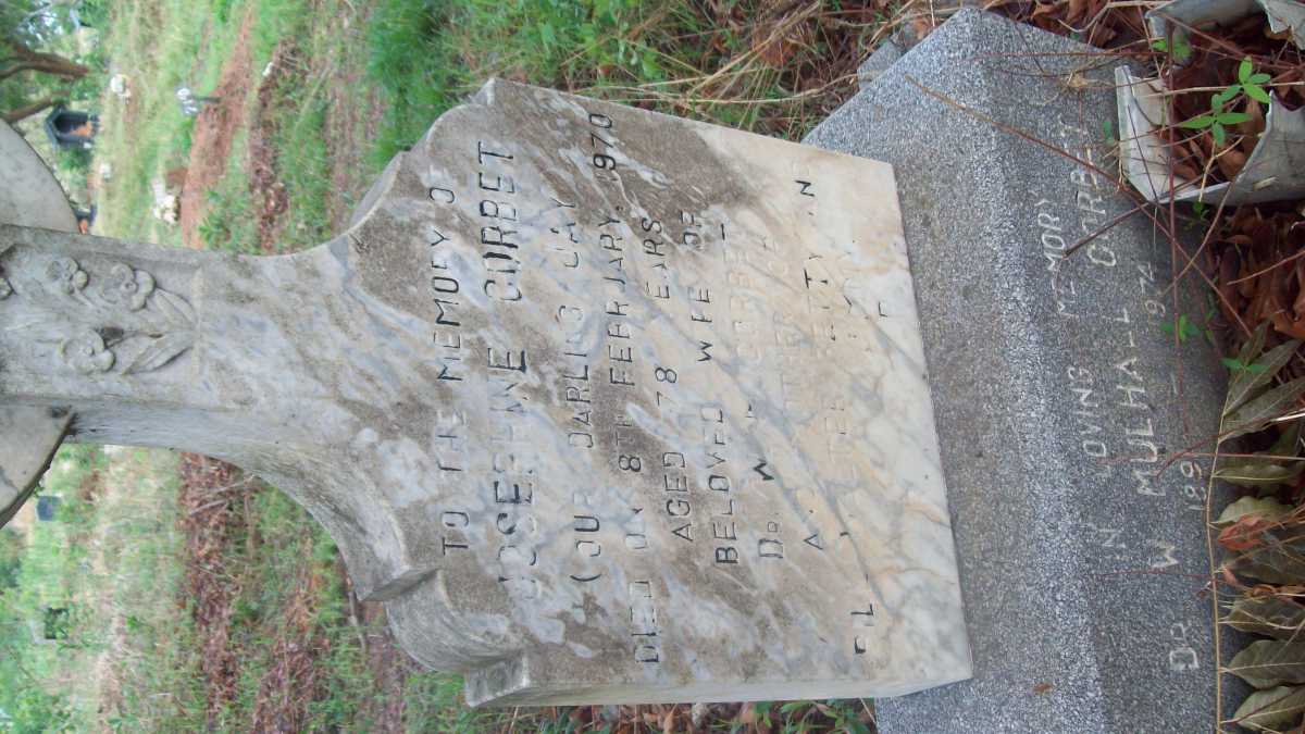 CORBET W. Mulhall 1891-1974 &amp; Josephine -1970