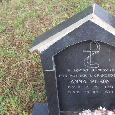 WILSON Anna 1931-1993