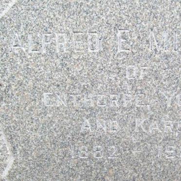 MITCHELL Alfred E. 1882-1956 