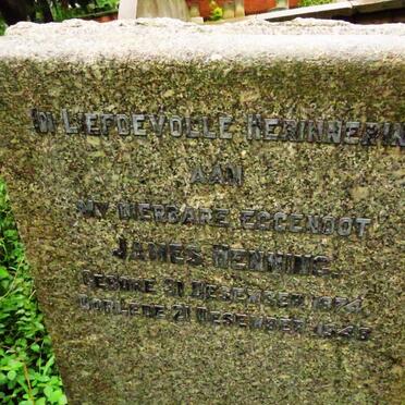 HENNING James 1874-1948