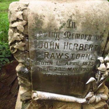 RAWSTORNE John Herbert 1875-1901
