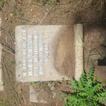 KIRSTEIN Maria nee WOLMARANS -1942