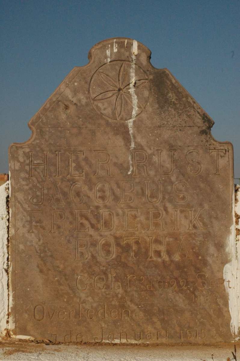 BOTHA Jacobus Frederik 1839-1915