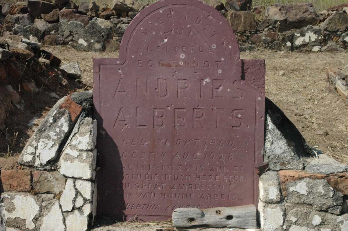 ALBERTS Andries 1860-1928