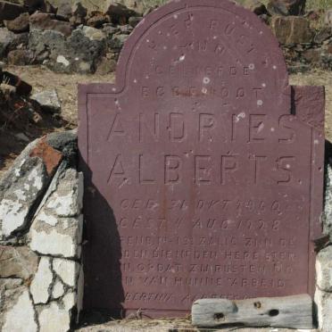 ALBERTS Andries 1860-1928