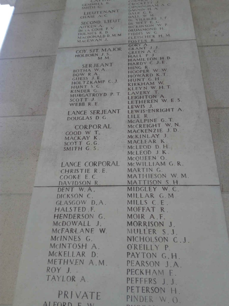 4. Menenpoort 4th Reg SA Inft