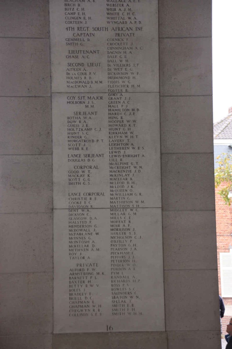 1. Menenpoort 4th Reg SA Inft